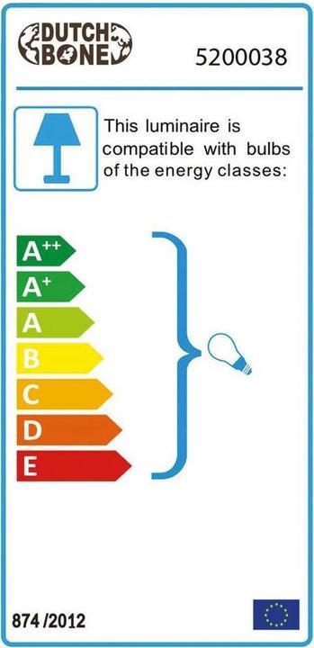 Label énergétique Dutchbone Eclipse (E27)
