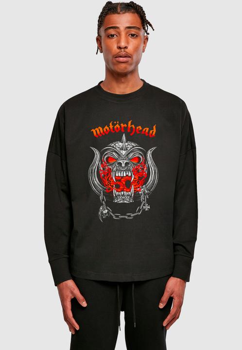 Produktbild Merchcode Motorhead - 50th Warpig Flames Oversize Longsleeve - 193777 (L)