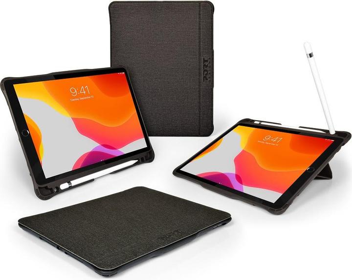 Actual product image Port Designs Manchaster II Rugged Folio 201505 black, for iPad 10.2 (Apple iPad 2019 (7th gen))