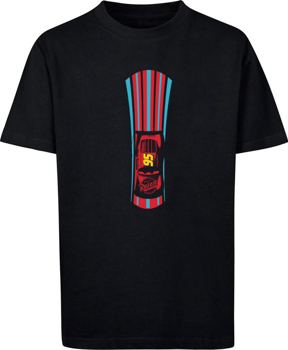 Absolute Cult Kids Cars - Lightning McQueen Stripes T-Shirt - 133313 (110, 116)