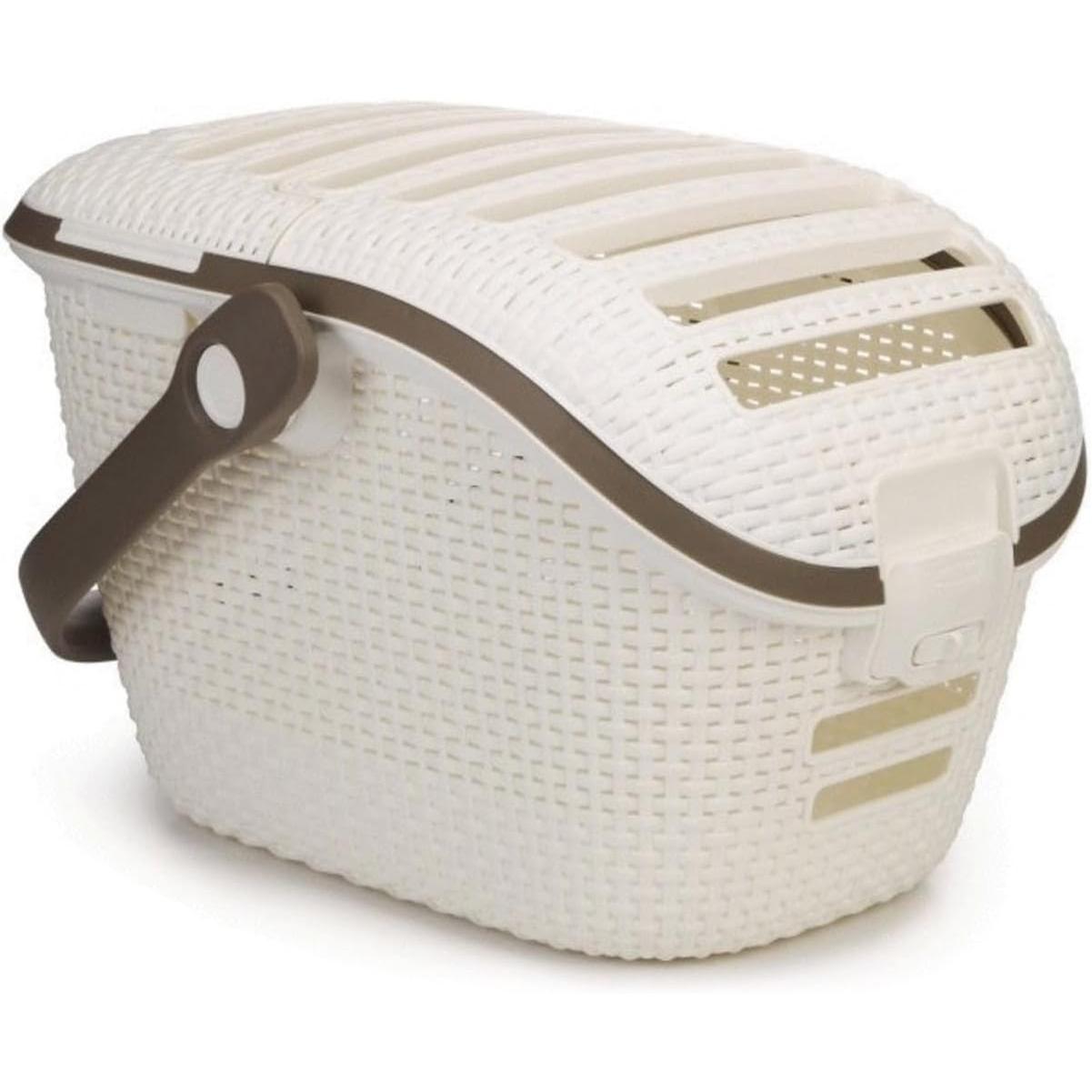 Meilleurs prix pour Panier Curver Chien/Chat - Blanc - Panier de transport pour chien et chat