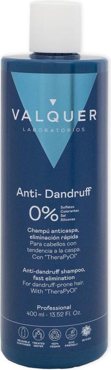 Image du produit Valquer Válqua Anti-Dandruff Shampooing Enlève les pellicules Zero Shampooing Sans Sulfate 400ml (400 ml, Shampoing liquide)
