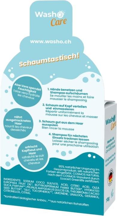 Image du produit Washo Soin douche solide Douche fraîche (200 ml)