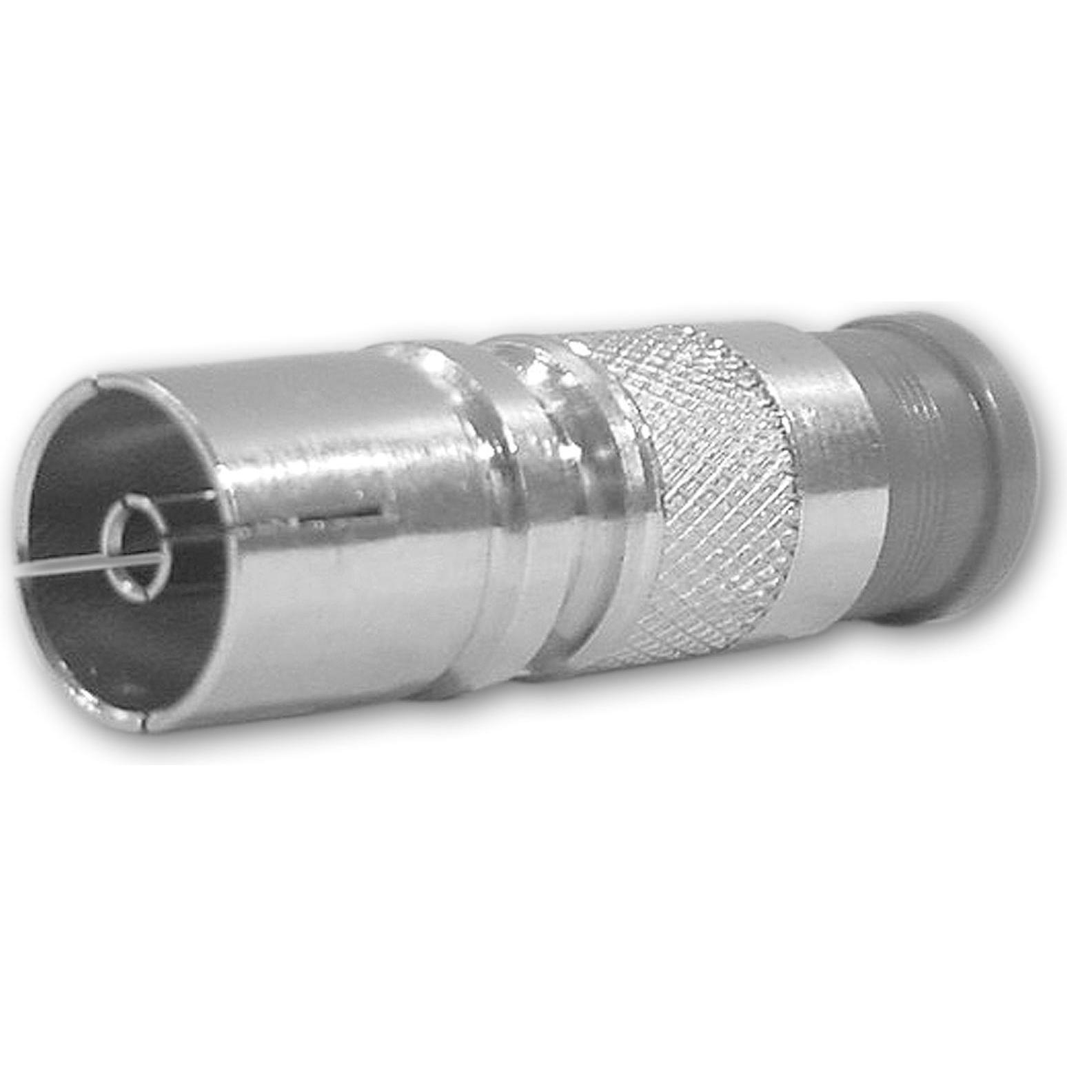 Thumbnail - Televes Preisner IPK2000 IEC Silber Kabelschnittstellen-/adapter, Elektronikkabel + Stecker, Silber