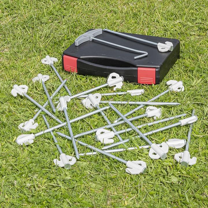 Actual product image ProPlus Rock bottom peg 20 cm with plastic hook - set of 20 pieces in a case