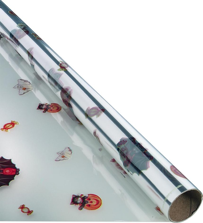 Image du produit Folia Film cadeau HALLOWEEN, 70cmx2,5m (Film cadeau)