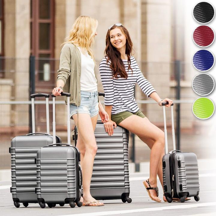 Immagine prodotto tectake Set di valigie rigide (106 l)