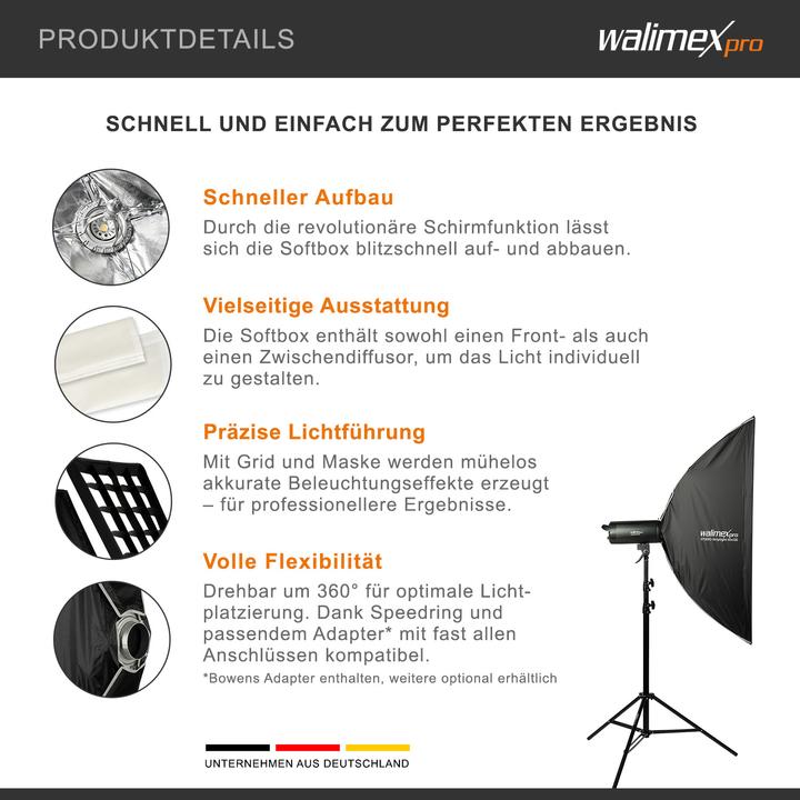 Image du produit Walimex pro Studio Striplight 40x120 (Boîte à lumière)