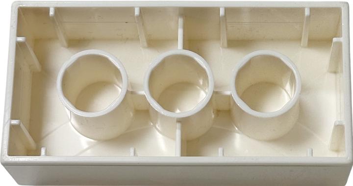 Actual product image LEGO Duplo 2x4 bricks white - building blocks basic bricks 3011 NEW! Quantity 50x (3011)
