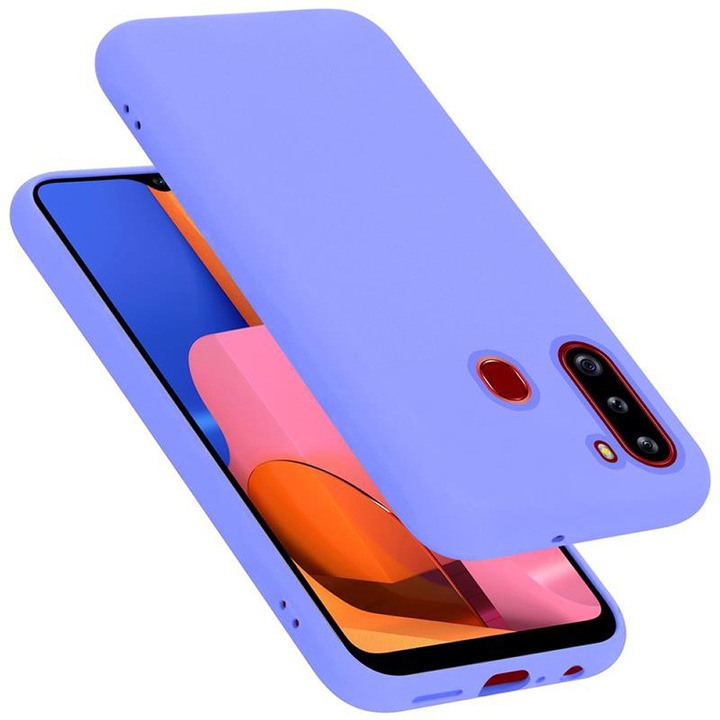 Produktbild Cadorabo TPU Liquid Silicone Case Cover (Samsung Galaxy A21)