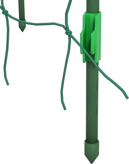 Immagine prodotto Swisshandel24 Traliccio, traliccio regolabile, con rete, per giardino, balcone, acciaio, verde, 43 x 182 x 183 cm (182 cm, 43 cm)