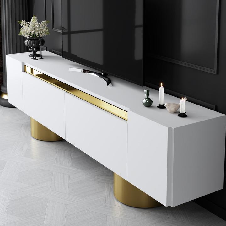 Produktbild Skye Decor Bohem Gold TV Stand (180 x 50 x 30 cm)
