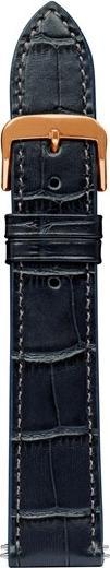 Produktbild Zeppelin Marineblaues Lederband 20 mm