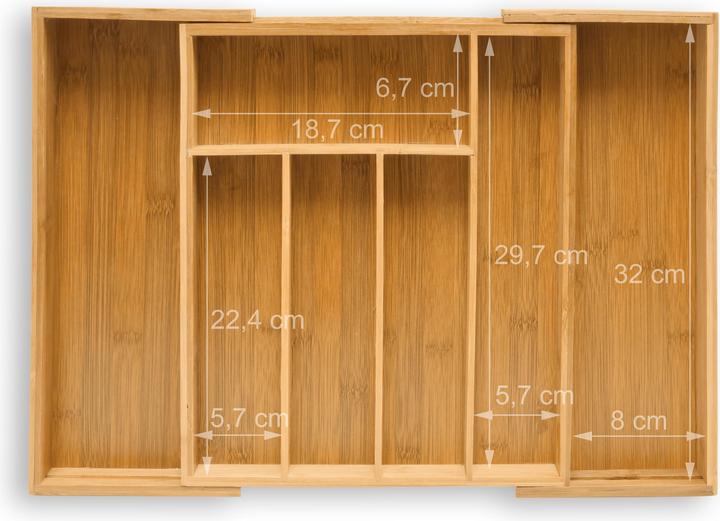 Produktbild Relaxdays Besteckkasten