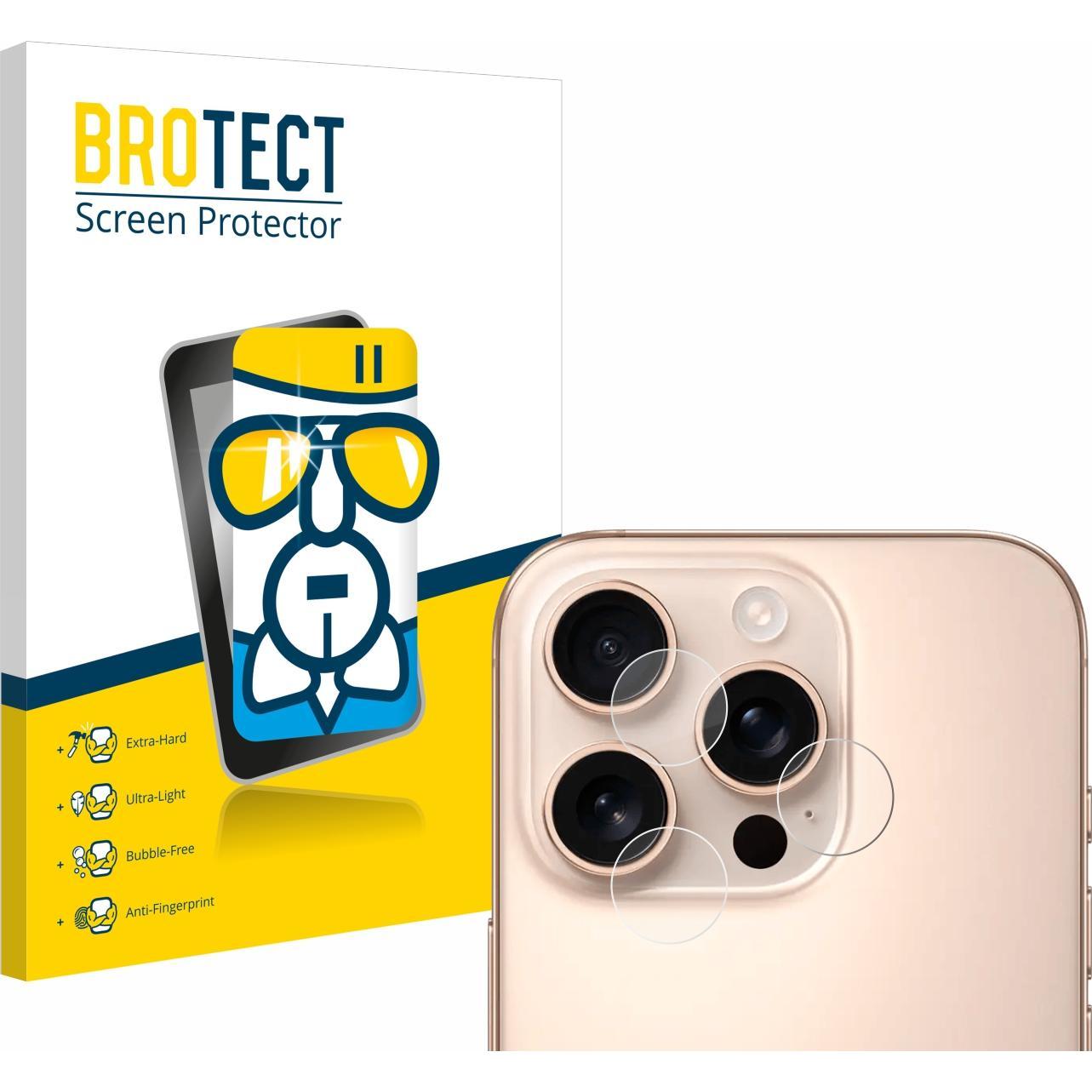 BROTECT Schutzglas Schutzfolie Glas Folie Displayschutz klar (1 Stück, Apple iPhone 16 Pro Max), Smartphone Schutzfolie,...