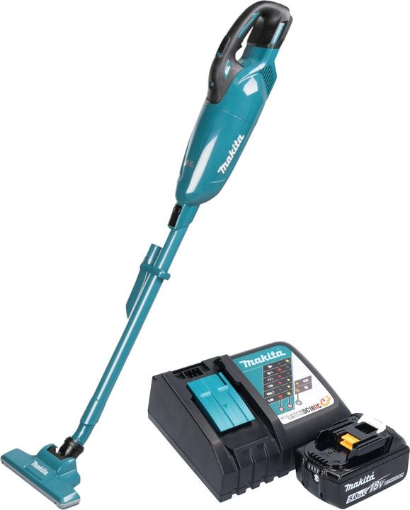 Makita DCL 283 FRT1 Akku Staubsauger 18 V 0,73 l Brushless + 1x Akku 5,0 Ah + Ladegerät