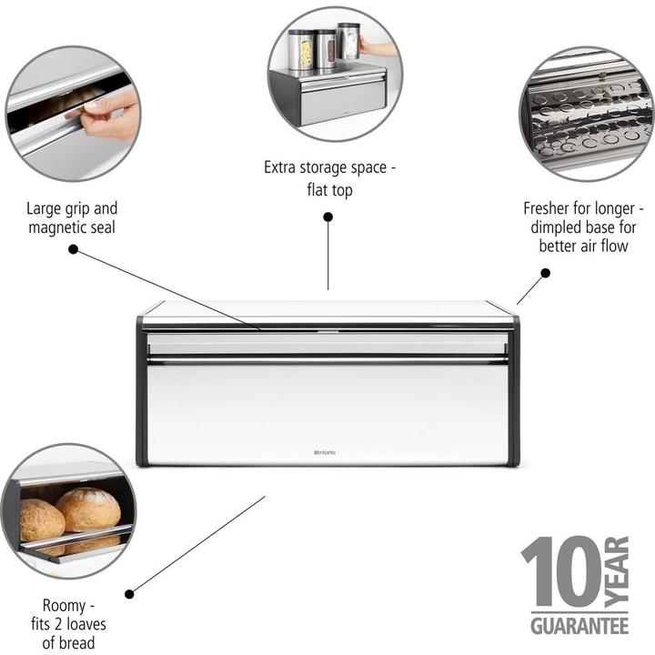 Image du produit Brabantia Fall Front Bread Bin