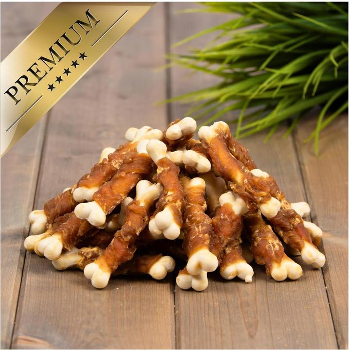 Actual product image Lyra Pet Calcium Bones with Chicken Breast Strips (Senior, Adult, Junior, 1 pcs., 1000 g)