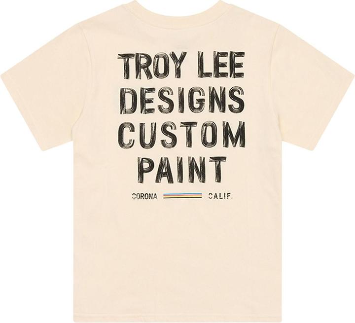 Actual product image Troy Lee Designs Womens T-Shirt, Paint Shop, vintage white, XL (XL)