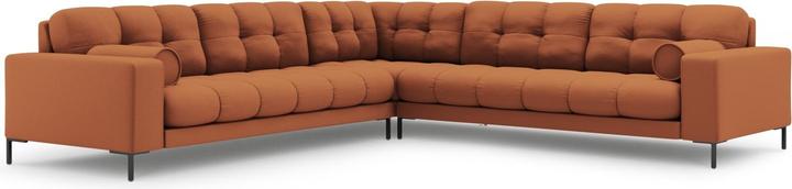 Actual product image Cosmopolitan Design Symmetrical Corner Sofa, "Bali", 6 Seats, Brick, 256x256x75 Made in Europe (Corner sofa)