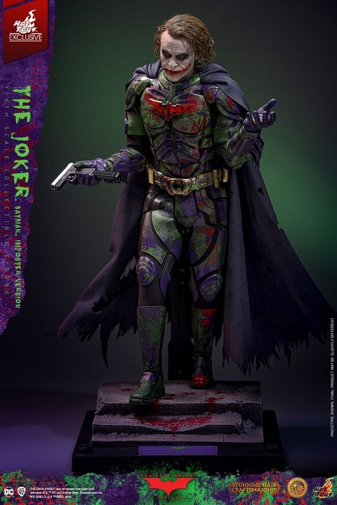 Produktbild Hot Toys The Dark Knight "The Joker - Batman Imposter Version" Exclusive Artisan Edition 1/6 Actionfigur