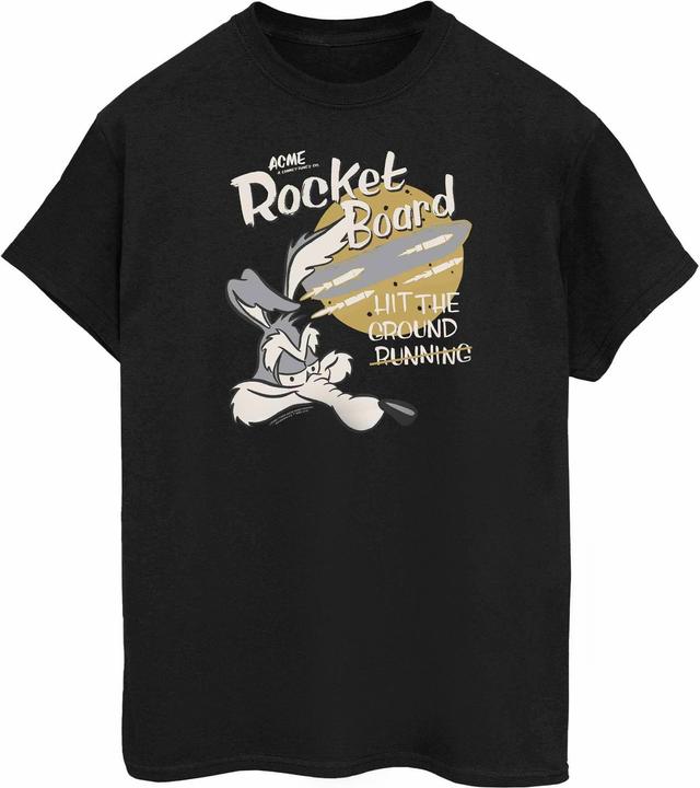 Immagine prodotto Looney Tunes Maglietta da uomo Rocket Board Wile E Coyote in cotone (L)