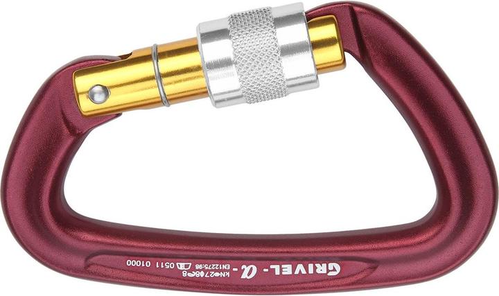 Actual product image Grivel K1N Alpha Screw Lock Carabiner