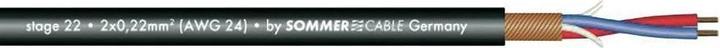 Productafbeelding Sommer Cable Microfoonkabel 2x0,22 100m sw Stage 22