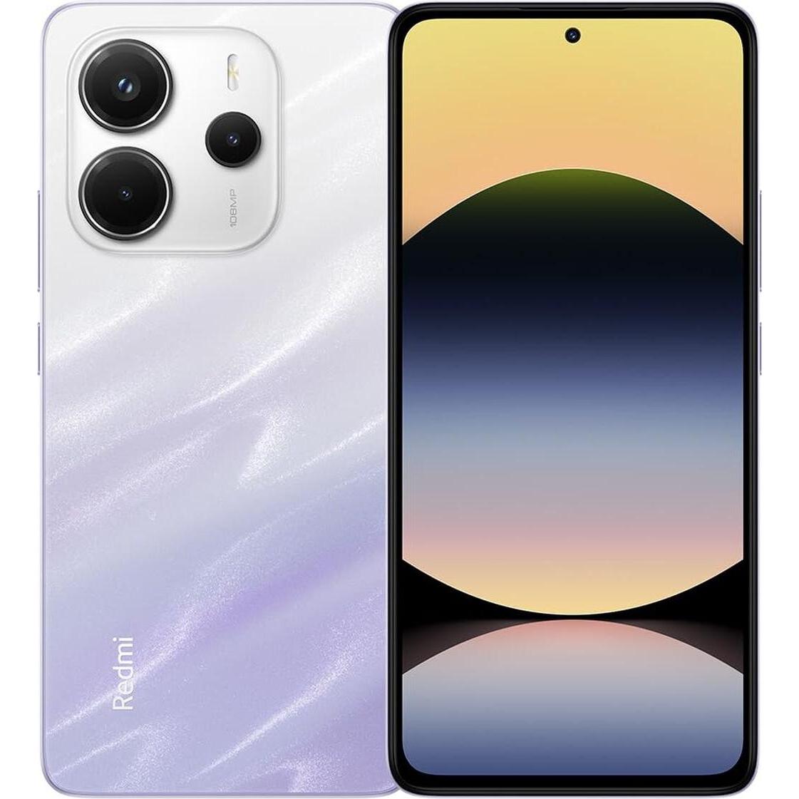 Xiaomi Redmi Note 14 (256 GB, Mist Purple, 6.67", Hybrid Dual SIM, 4G), Smartphone, Violett