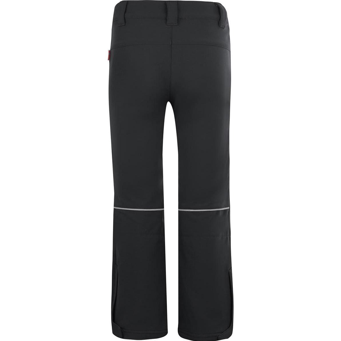 Thumbnail - Trollkids, Unisex, Skihosen, Hemsedal Softshell (110), Schwarz, 110