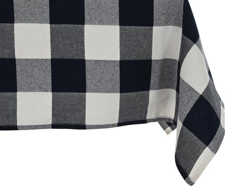 Produktbild DKD Home Decor Tischdecke und Servietten 150 x 150 x 0,5 cm Blau Weiss