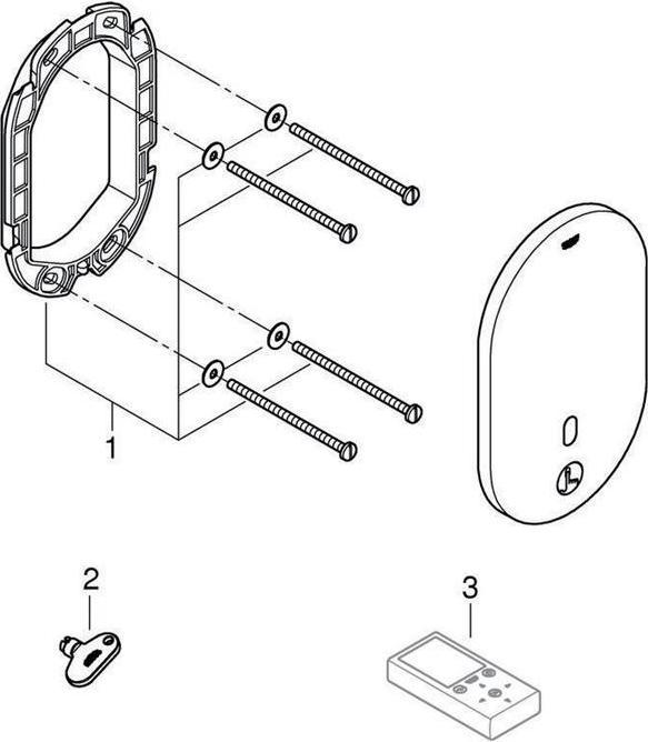 Actual product image Grohe Infrared electronics EUROSMART CE chr