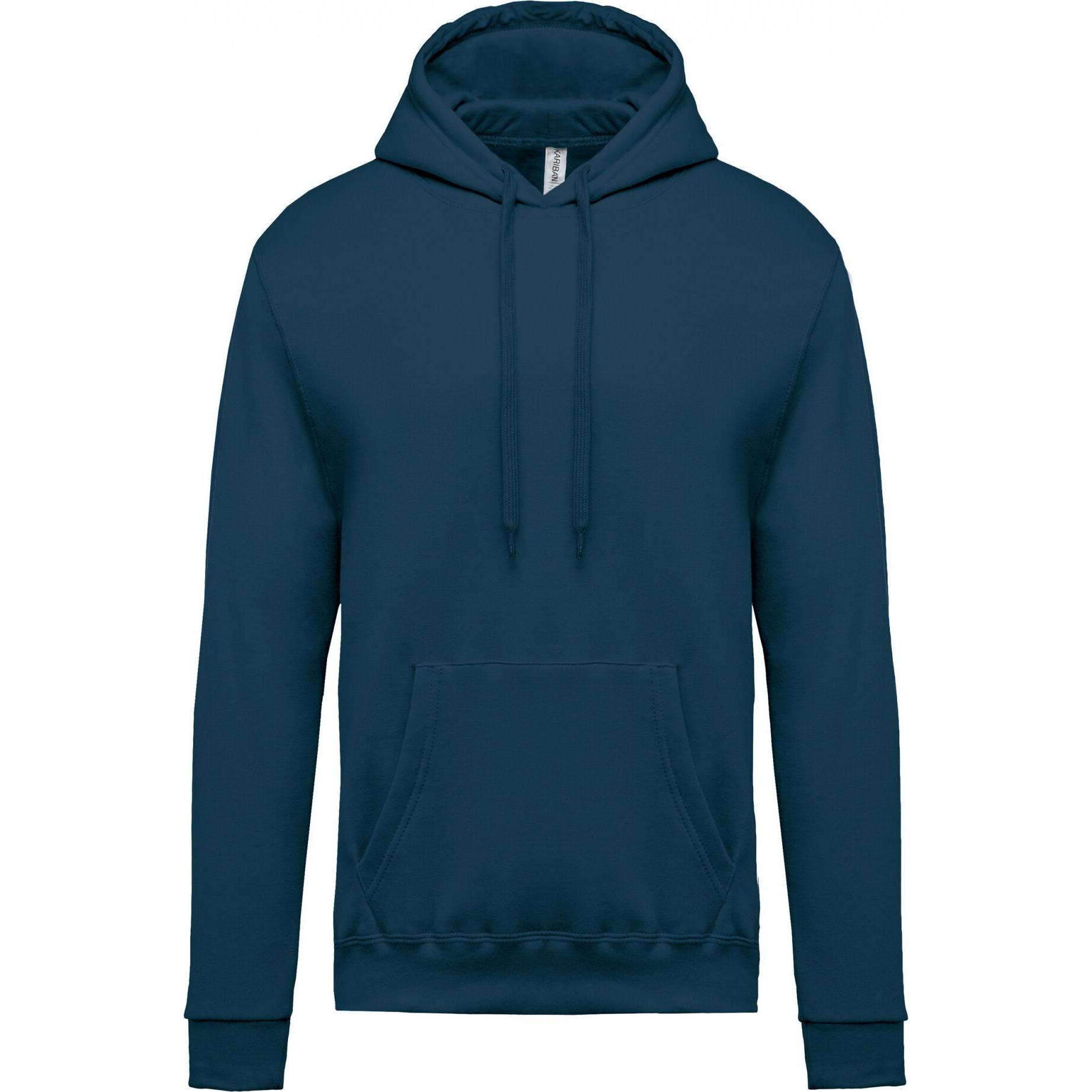 Kariban, Herren, Pullover, Hoodie, Blau, (3XL)