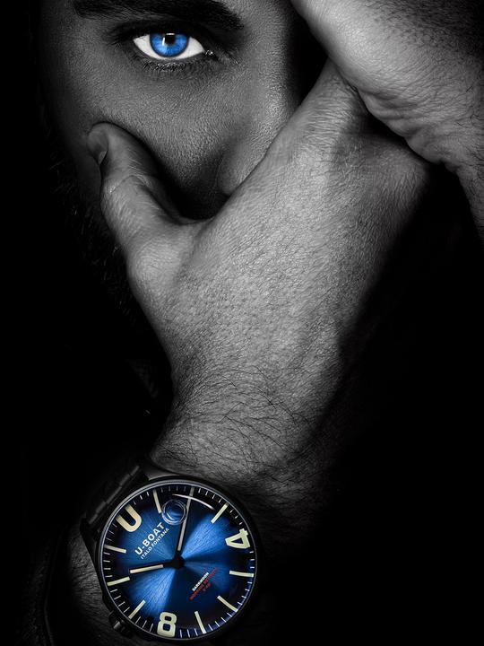 Produktbild U-Boat 8700/B Darkmoon Blue IPB Soleil 44mm 5ATM (Analoguhr, 44 mm)