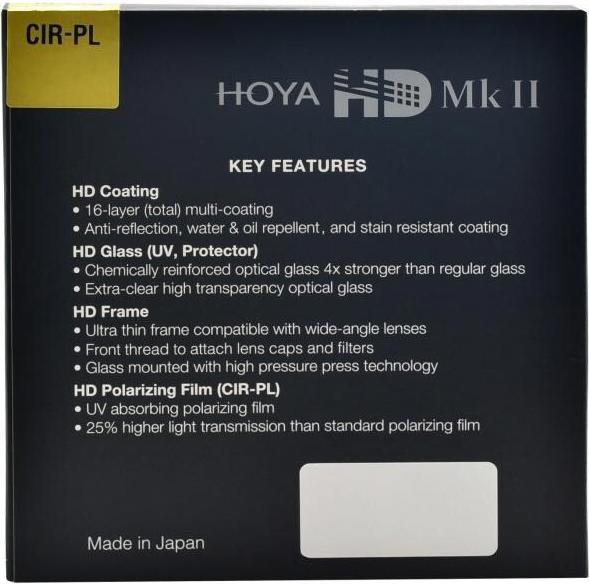 Produktbild Hoya HD Mk II CIR-PL Filter (62 mm, Polarisationsfilter, 62 mm)