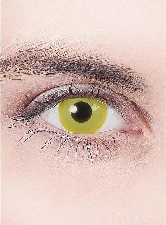 Actual product image Metamorph Elfen Monster Monatslinsen Kontaktlinsen ohne Stärke (Yellow)