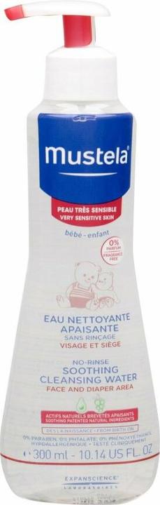 Actual product image Mustela Bébé No Rinse Cleansing Water 300ml (300 ml)