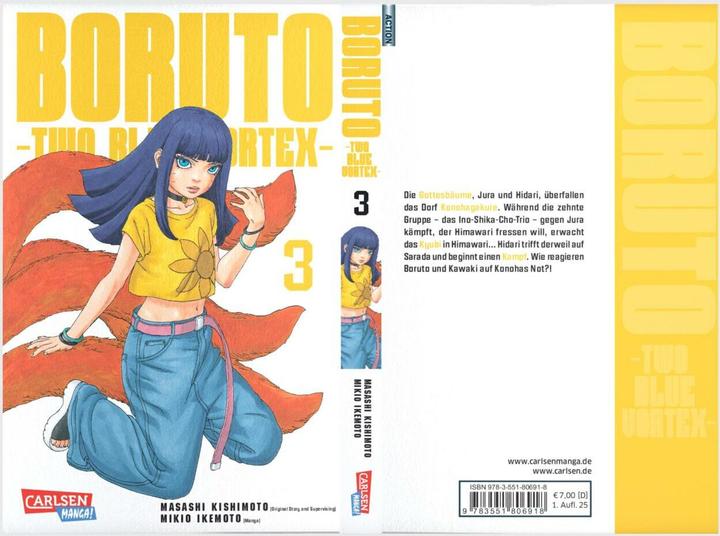 Actual product image Boruto - Two Blue Vortex 3 (German, Masashi Kishimoto, Mikio Ikemoto, Miyuki Tsuji, 2025)
