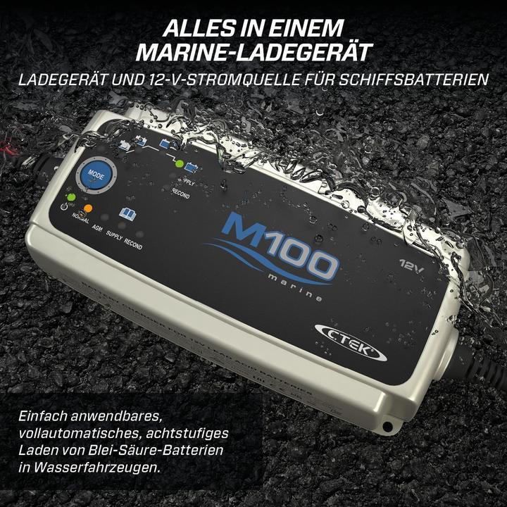 Produktbild Ctek Automatikladegerät Hochfrequenzladegerät M 100 12 V 7 A (12V, 7 A)