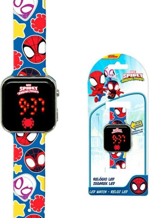 Productafbeelding Kids Licensing Marvel Spidey the Amazing Friends led watch (Analoog horloge)