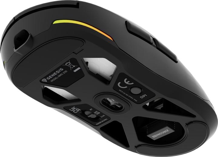 Actual product image Genesis Gaming mouse ZIRCON 660 wireless black (Wireless)