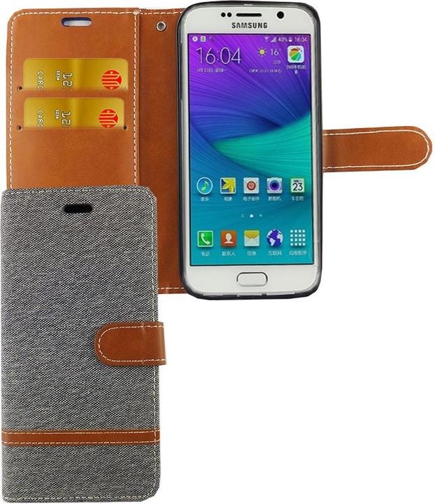 Produktbild König Design Hülle Handy Schutz für Samsung Galaxy S6 Case Cover Tasche Wallet Etui Bumper (Samsung Galaxy S6)