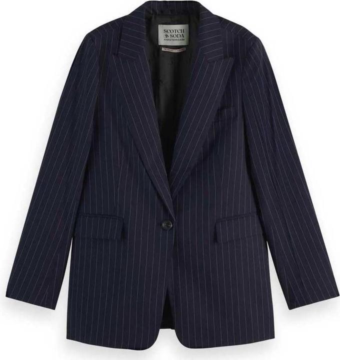 Scotch & Soda CORE SB FITTED BLAZER Dames Blazer - Maat XL (XL)