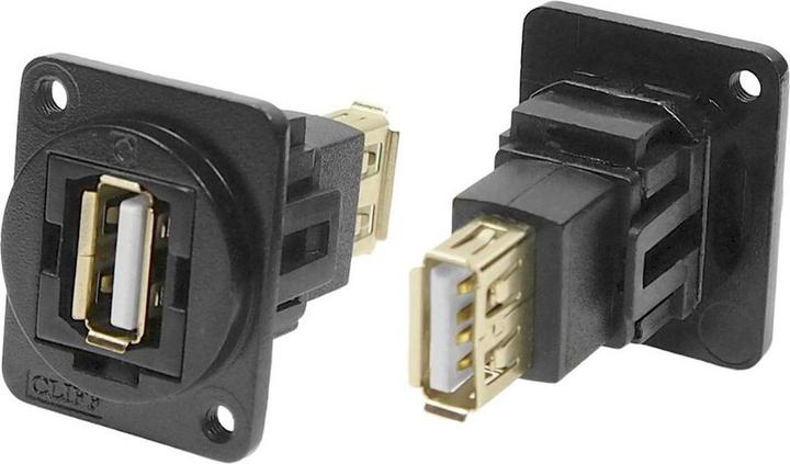 Produktbild RS PRO FT BLK METAL USB 2.0 A-A M3