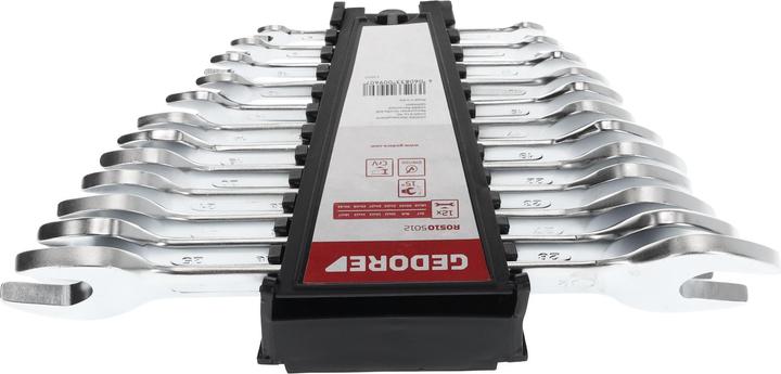 Actual product image Gedore Red Double open-end wrench set (32 mm, 19 mm, 6 mm, 12 mm, 24 mm, 14 mm, 22 mm, 16 mm, 23 mm, 10 mm, 21 mm, 18 mm, 27 mm, 7 mm, 31 mm, 17 mm, 11 mm, 15 mm, 26 mm, 30 mm, 8 mm, 28 mm, 9 mm, 29 mm, 13 mm, 20 mm, 25 mm)