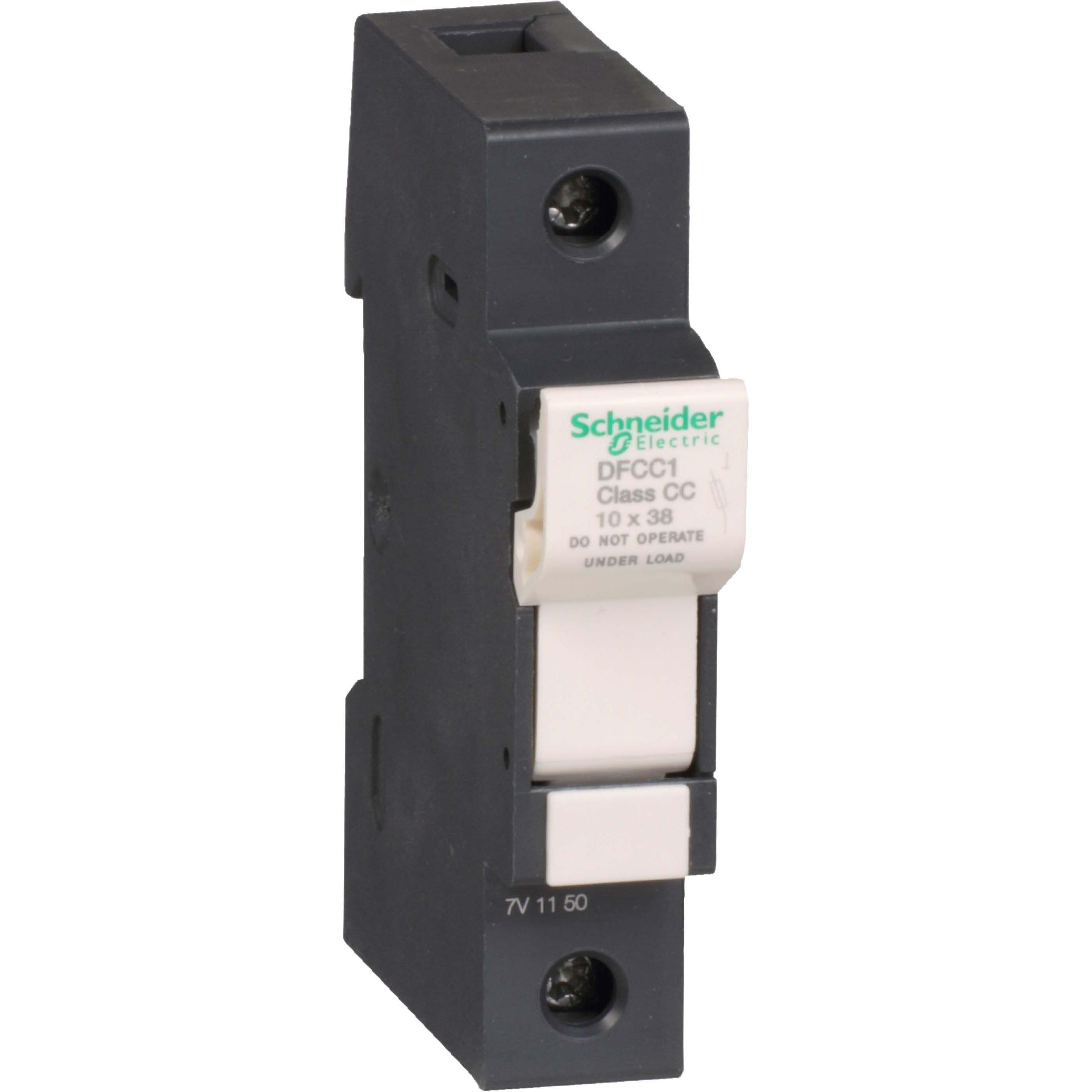 12x Schneider Electric SE DFCC1 Sicherungshalter, 1p, 30A, Class CC, Relais
