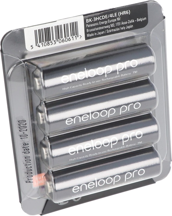 Produktbild Sanyo Eneloop XX (4 Stk., AA, 2500 mAh)