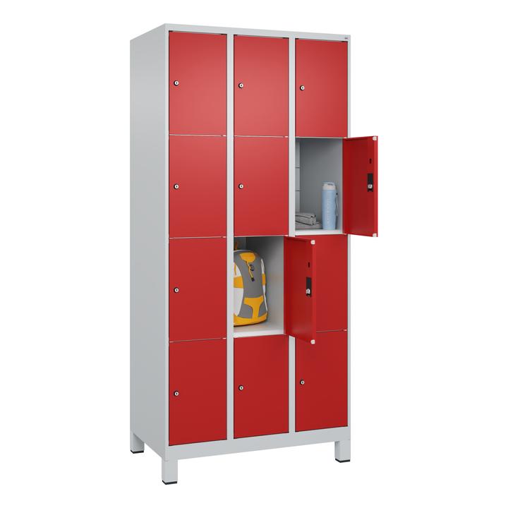 Actual product image C+P Classic Plus compartment cupboard, 4 compartments on top of each other, compartment width 30 cm, (90 cm, 195 cm)