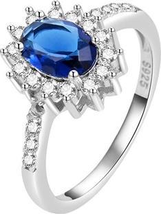 Immagine prodotto Beneto Anello di fidanzamento in argento della Duchessa Kate AGG267 - Circuito: 56 mm (56)