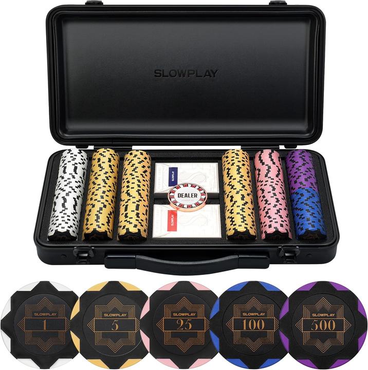 Slowplay Nash Pokerchips-Set